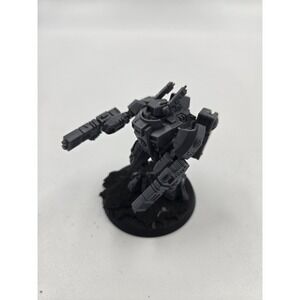 Warhammer 40k Tau Empire XV8 Crisis Battlesuit Dual Fusion Blaster Primed Grey